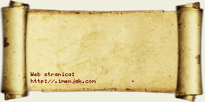 Žanka Perošević vizit kartica